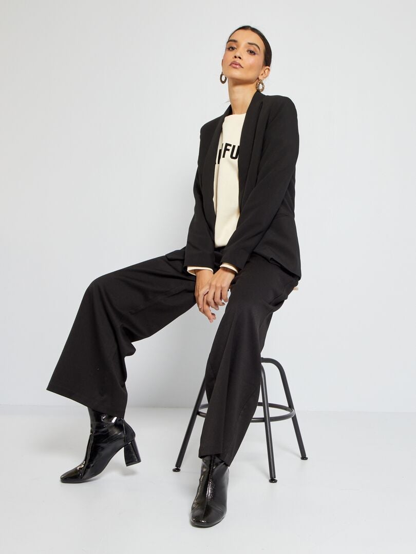 Blazer midi - Preto
