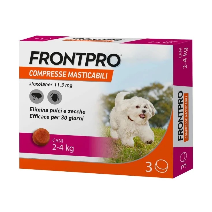 FRONTLINE Frontpro 3 Kautabletten 11,3 mg Hunde 2-4 kg