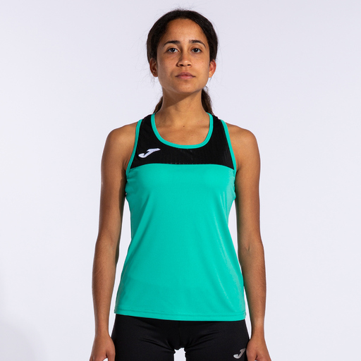  Joma Montreal Grünes Schwarzes Tanktop