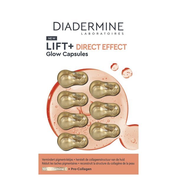 Kapsule Diadermine Lift+ s priamym účinkom<br>7 kusov - Všetky typy pleti