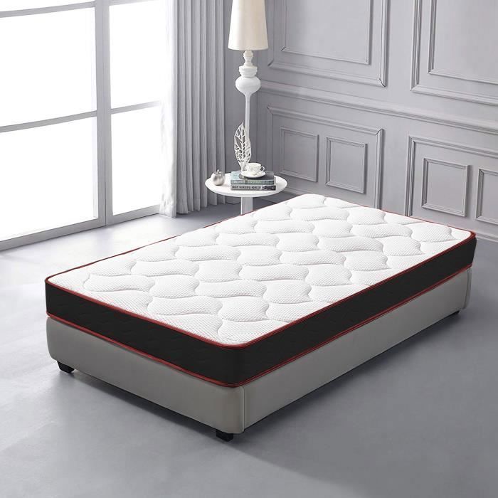 Colchón FRIXOVEL - Espuma viscoelástica - 90x200cm - Balanceado - Blanco