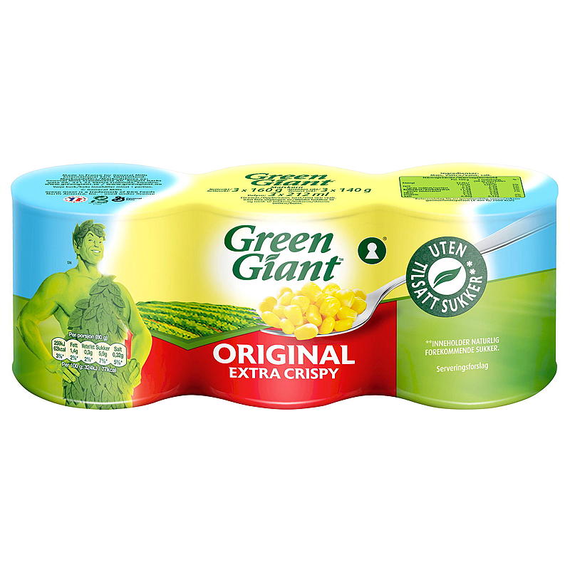 Green Giant Mais 3-pakning 594 g Green Giant