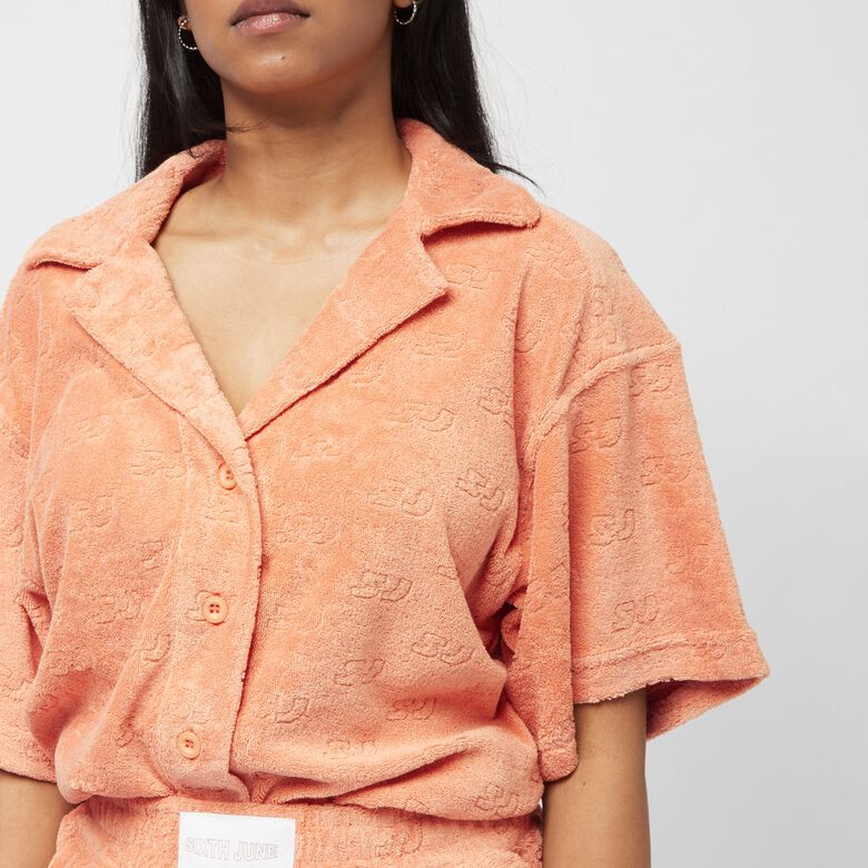 Camicia da donna con monogramma in spugna