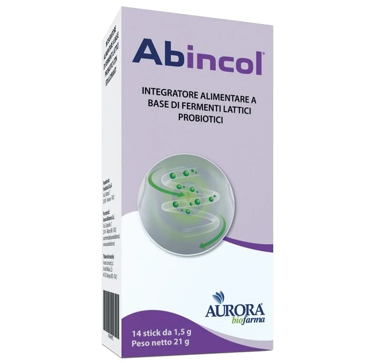 Abincol 14 oral auflösbare Sticks für das Wohlbefinden des Darms