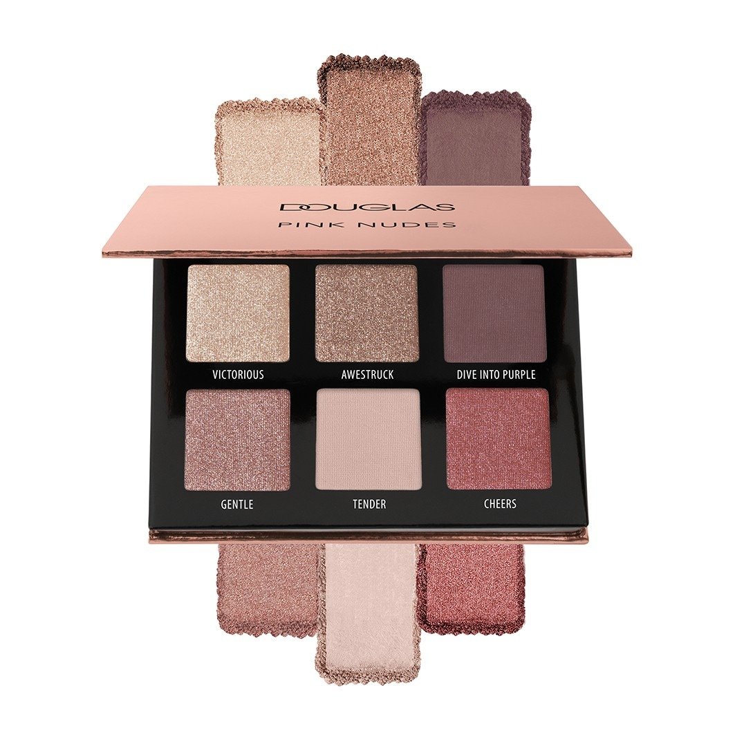 Douglas Collection paleta sjenila za oči „Pink Nudes“ – mini paleta sjenila za oči – 7,5 g