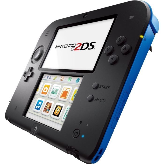 2DS Azul y Negro