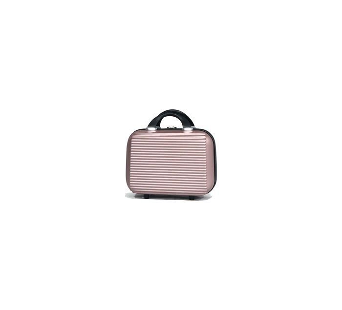 Set di valigie CELIMS da 6 pezzi - ABS - Oro rosa - 4 ruote girevoli a 360°