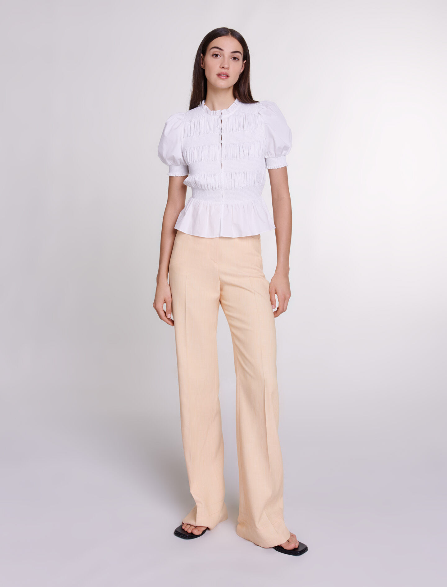 Pantaloni de costum - Galben banană