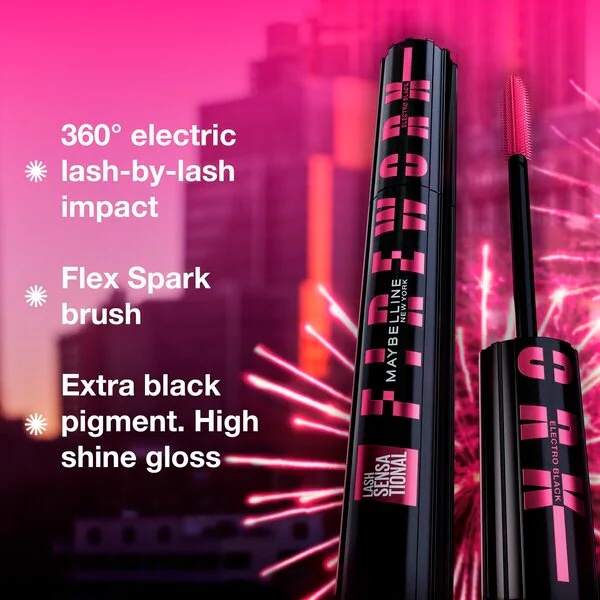 Maybelline New York Lash Sensational Firework Electro Black maskara