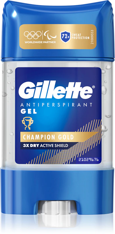 Gel Antitranspirante Gillette Champion Gold
