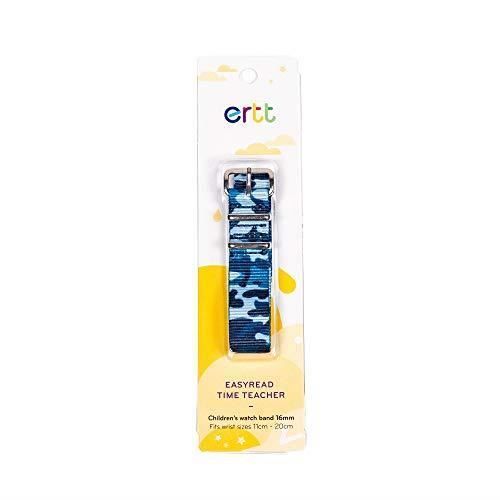 Bracelet de montre enfant Easyread Time Teacher ERWS-BC motif camouflage bleu