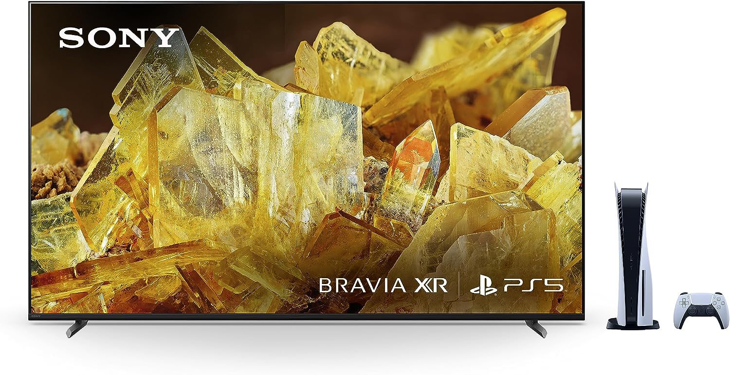 Sony 65 Zoll 4K Ultra HD TV X90L Serie: BRAVIA XR Full Array LED Smart Google TV mit Dolby Vision HDR und exklusiven Funktionen für die PlayStation® 5 XR65X90L – Modell 2023, Schwarz