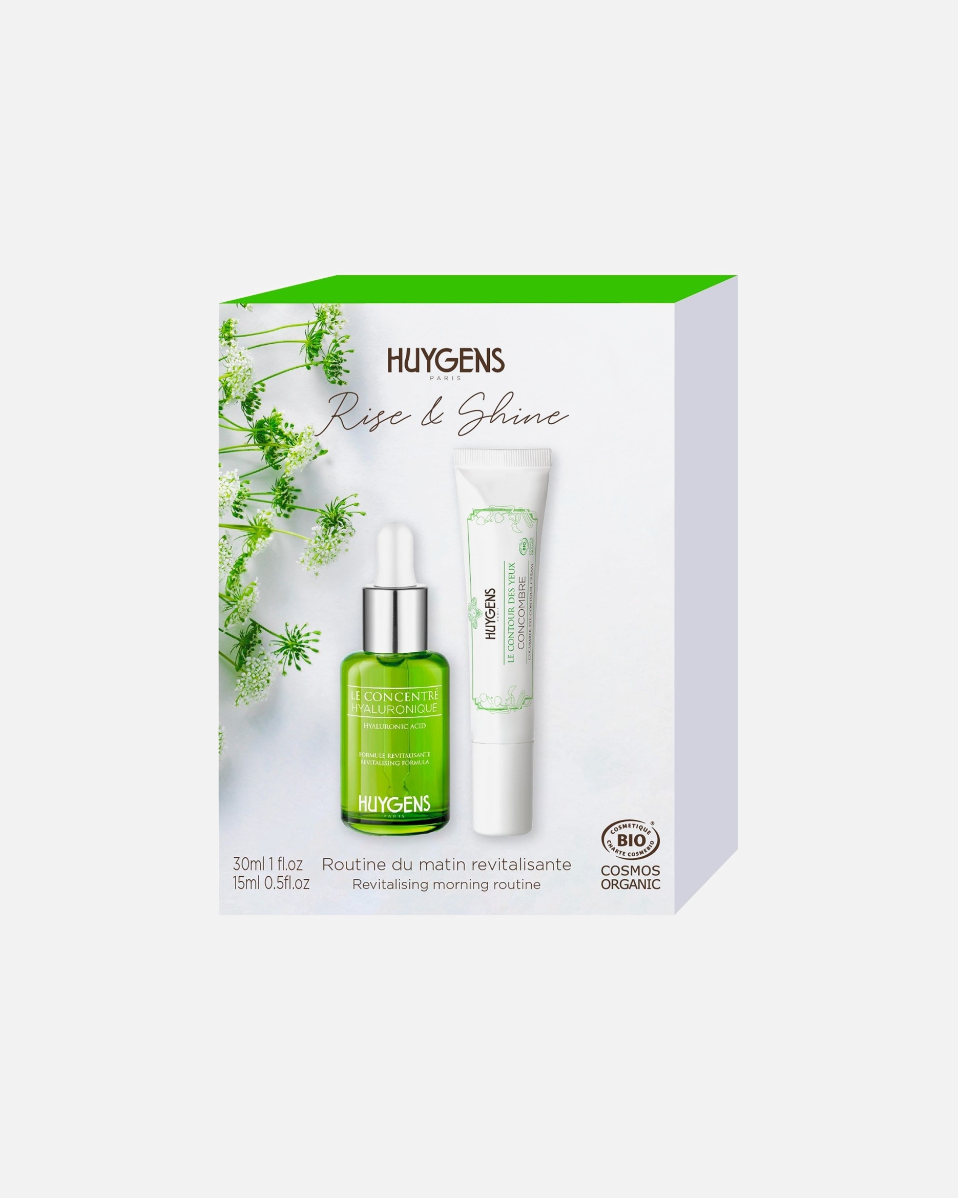 Huygens LE DUO VISAGE MATIN CONCOMBRE - RISE&SHINE