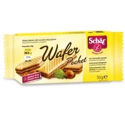 SCHAR Schar vafeļu kabatas lazdu rieksti bez lipekļa 50 g