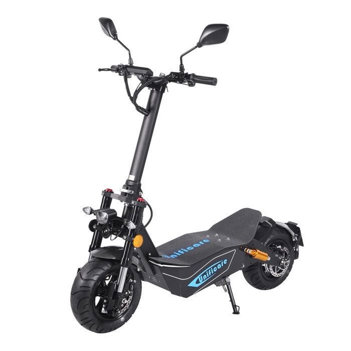 Scooter électrique MAX2000, Moteur 2000W, Batterie 60v20ah, Autonomie 55KM, 45KM/H, Lumières LED photosensibles, Noir