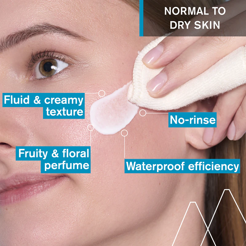 Leite Demaquilante Uriage Eau Thermale: leite demaquilante suave para o rosto e área dos olhos.
