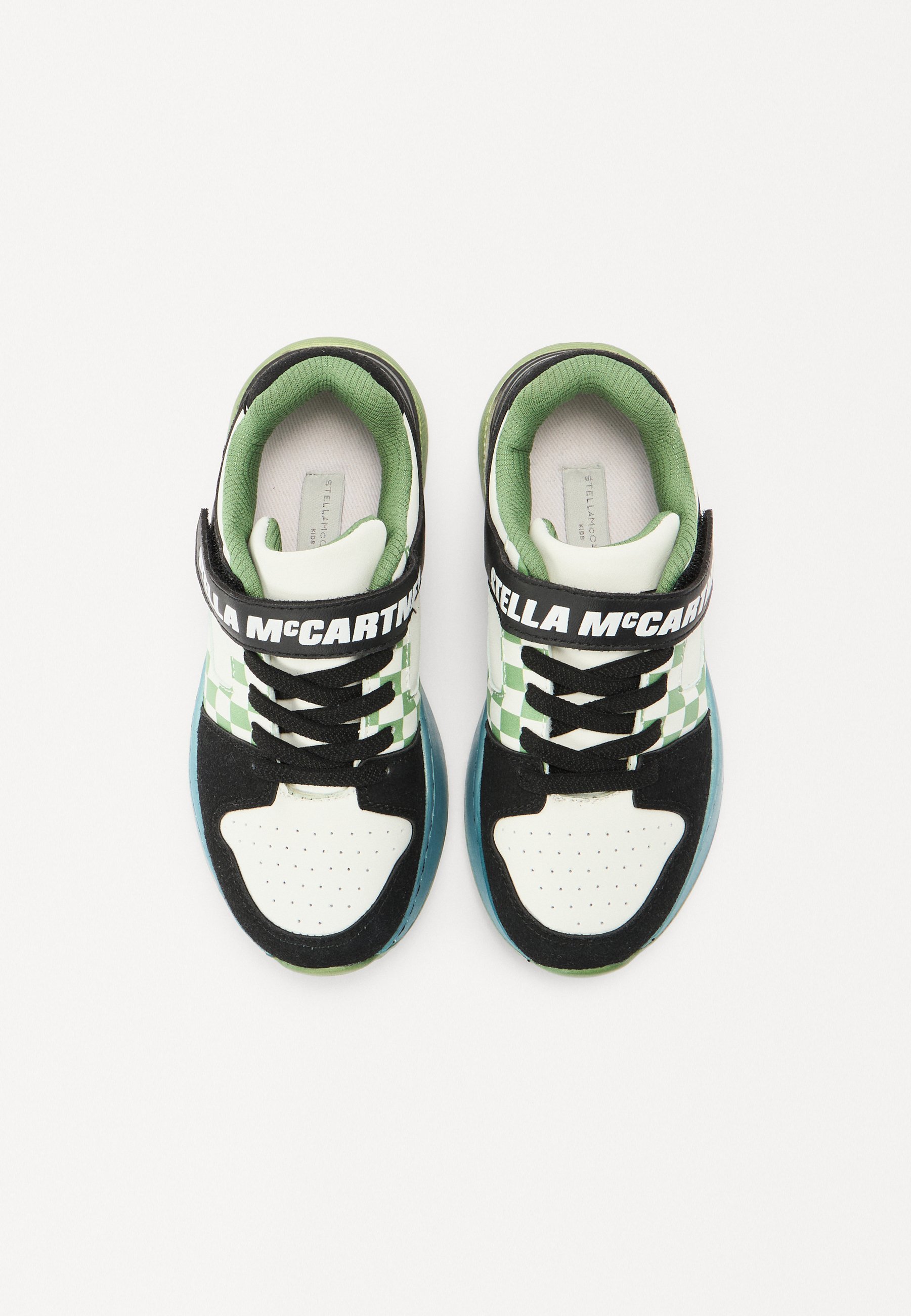 „Stella McCartney“ vaikiški sportbačiai UNISEX – sportbačiai – balti/juodi/žali