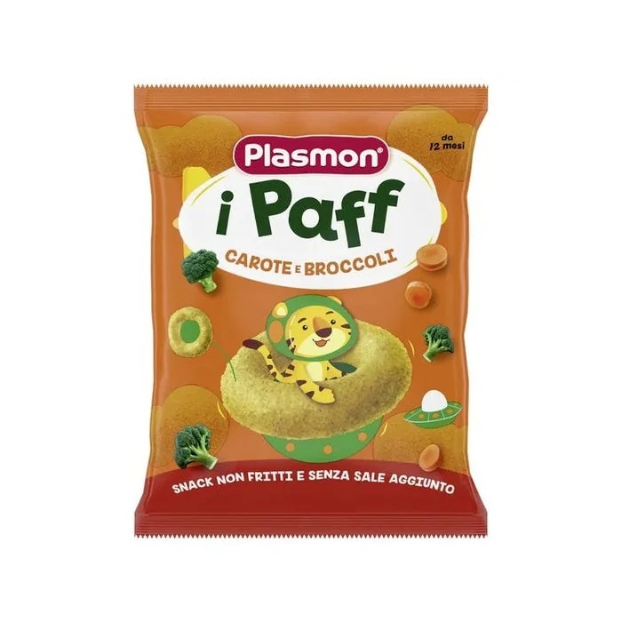 PLASMON Plasmon Paff Wortel en broccoli 15 g Babyvoeding