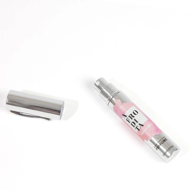 Perfume em spray de viagem Afrodita Natural Pheromones com feromônios, uma brincadeira secreta.