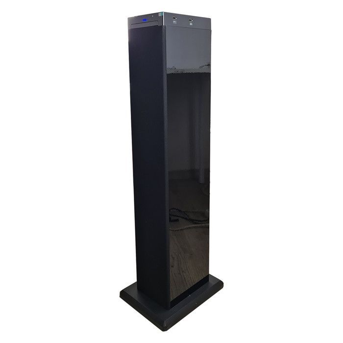 MPman T500CD HiFi Bluetooth-luidsprekertoren - 20W RMS - CD - 2 USB - AUX - FM-radio, LED-bol, kolom voor slaapkamer/woonkamer