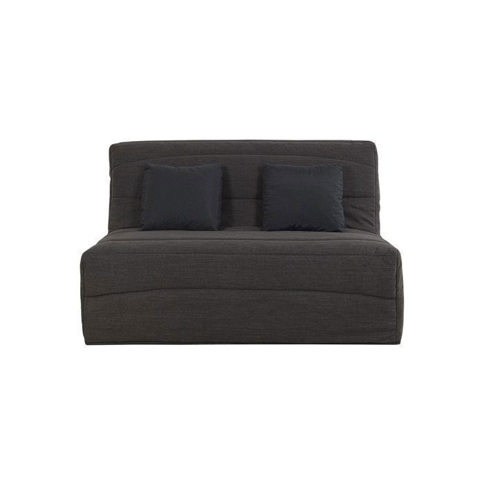 Sofá-cama conversível RELAXIMA - NOAH, área de dormir 160 x 200, capa cor carvão