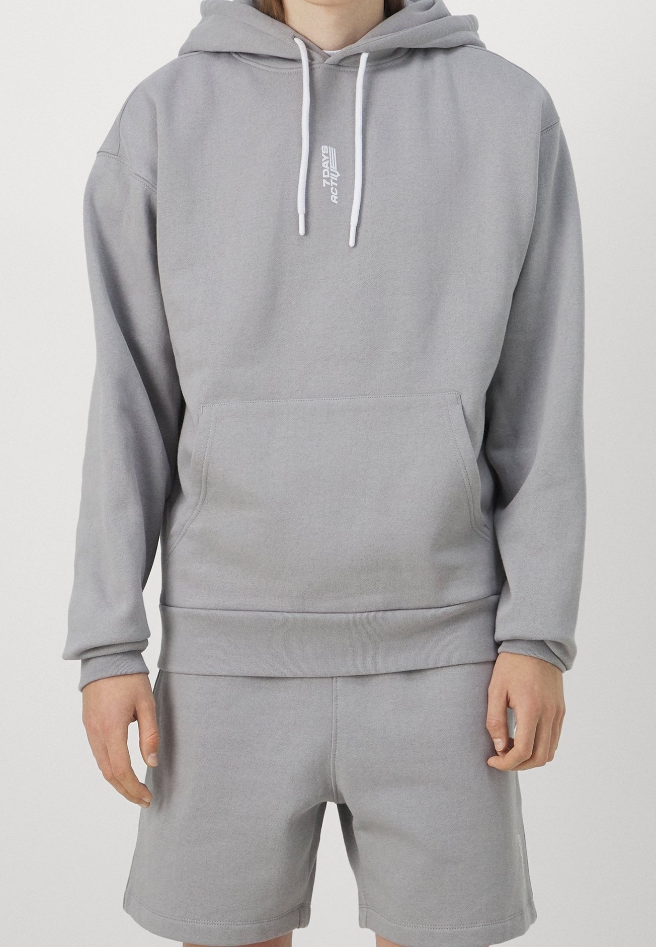 Sweat à capuche actif 7 DAYS - gris