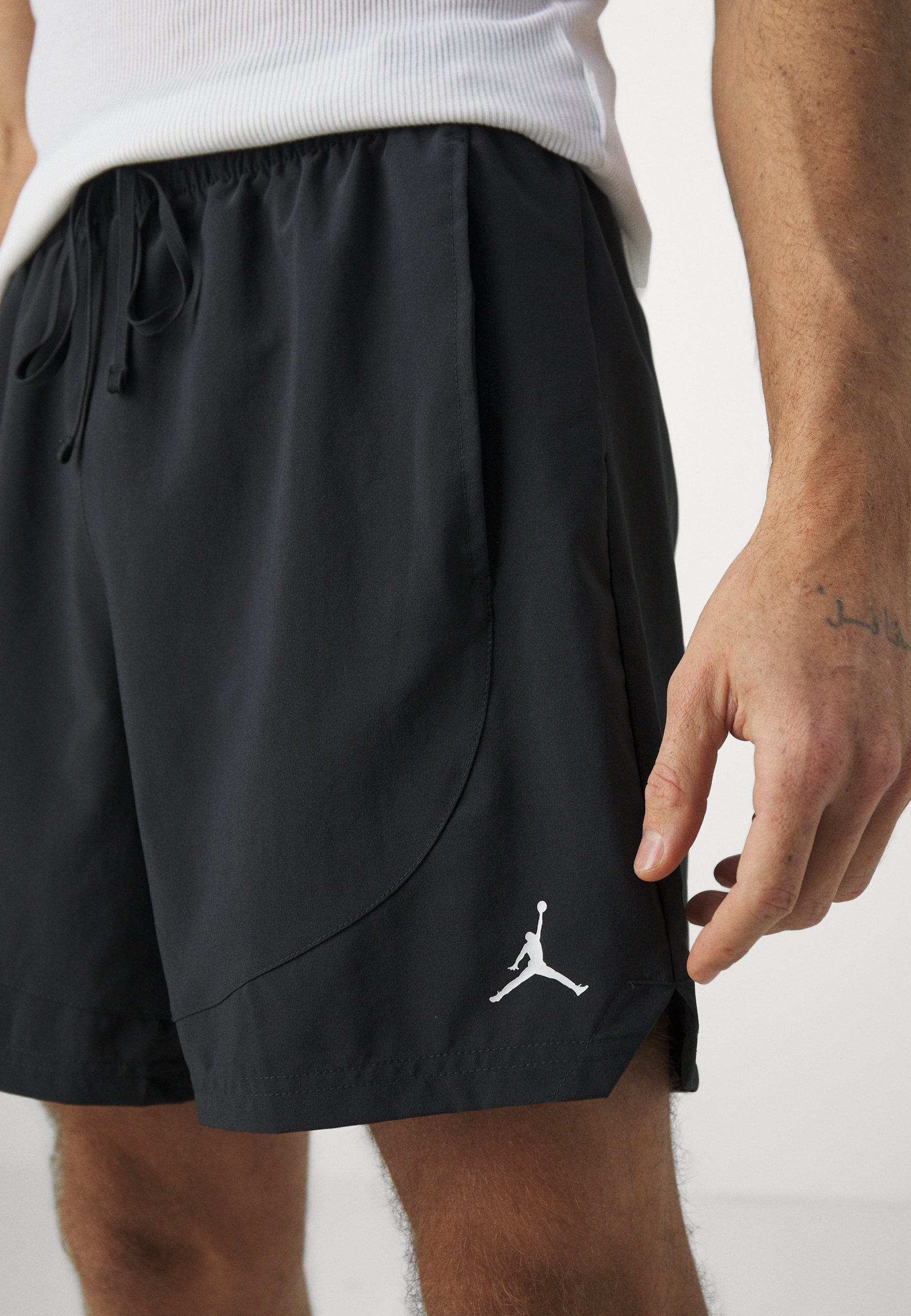 Jordan Sports shorts - zwart/wit