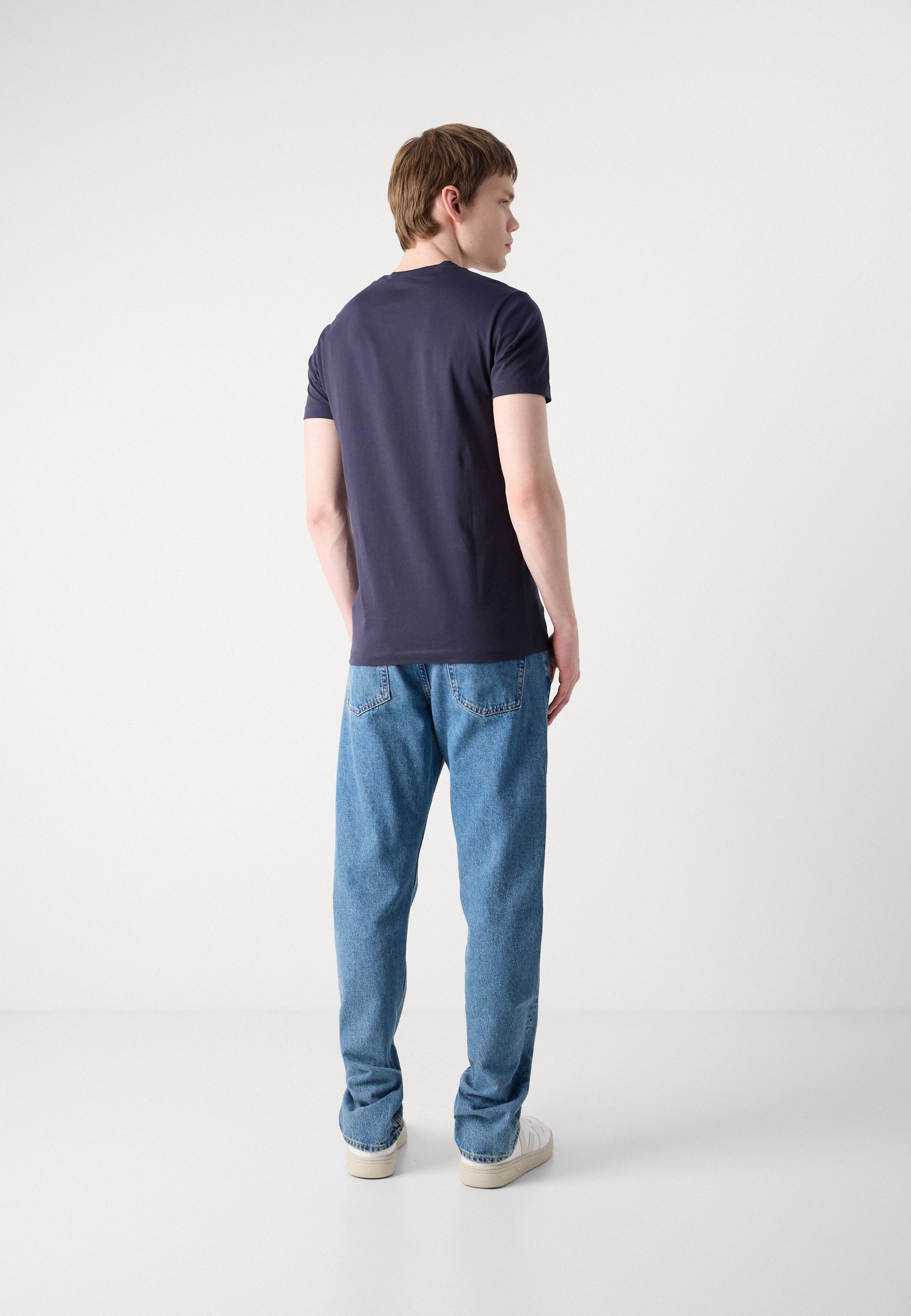 Calvin Klein Jeans CORE MONOGRAM SLIM TEE - Bedrucktes T-Shirt - Nachthimmel