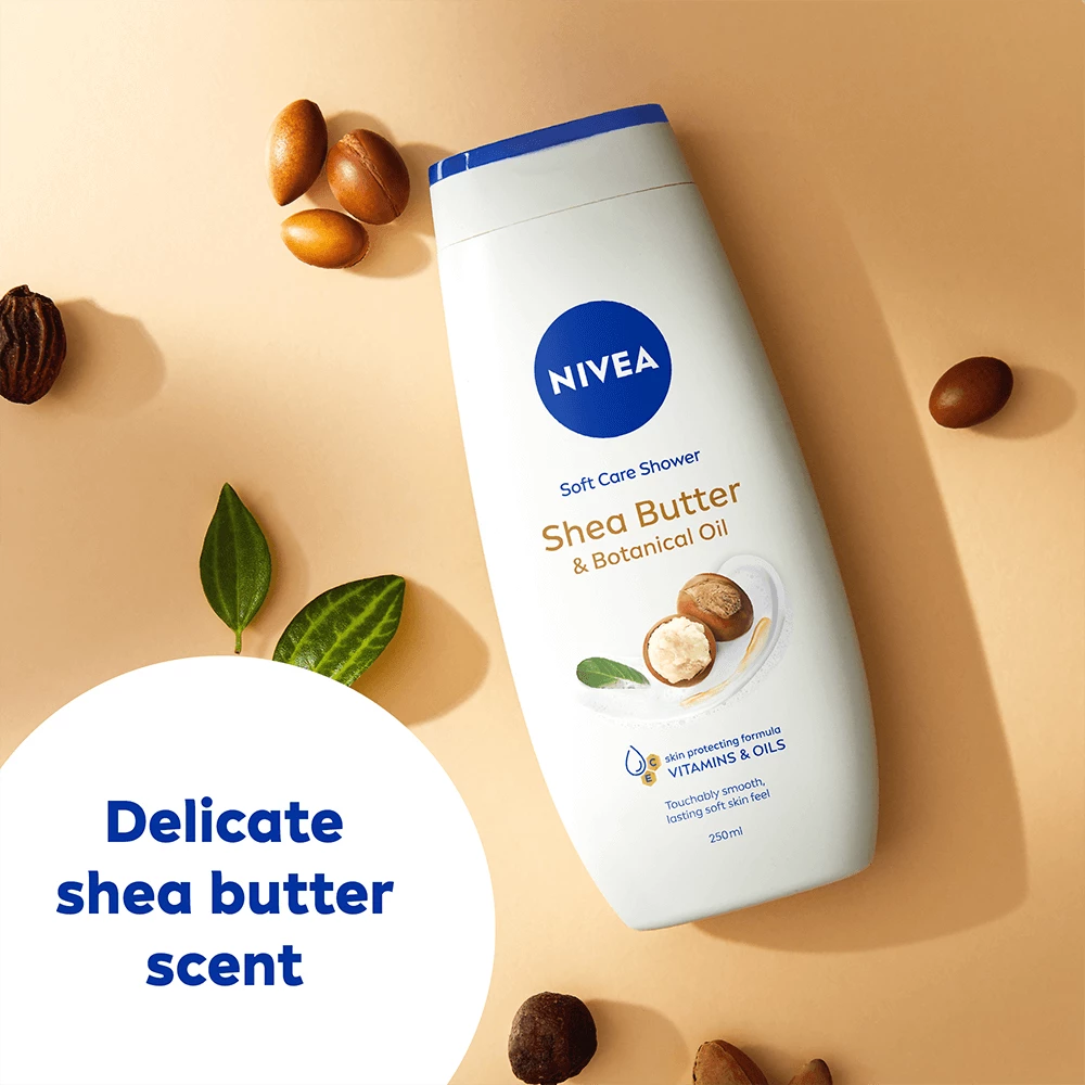 NIVEA gel za tuširanje s shea maslacem i botaničkim uljem 250 ml