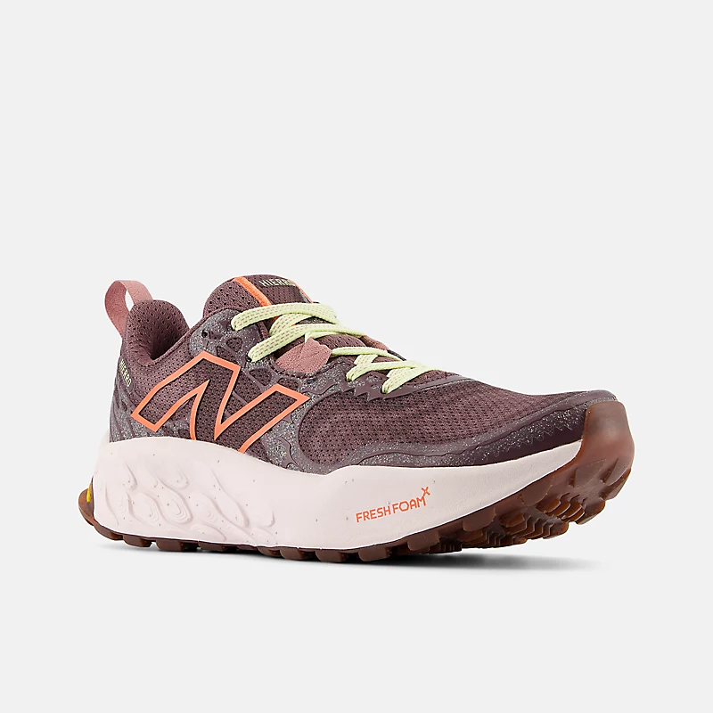 Fresh Foam X Hierro v8 Women's Foam - Zoethout met Gulf Red en Pink Granite