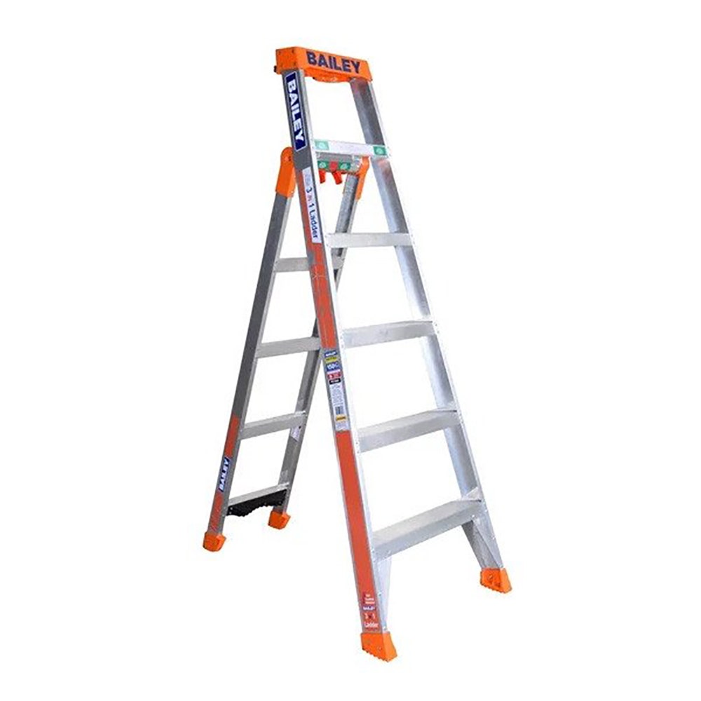 Escada tripla BAILEY SLS 3 em 1, 2,1 m, 150 kg, 7 peças FS13863
