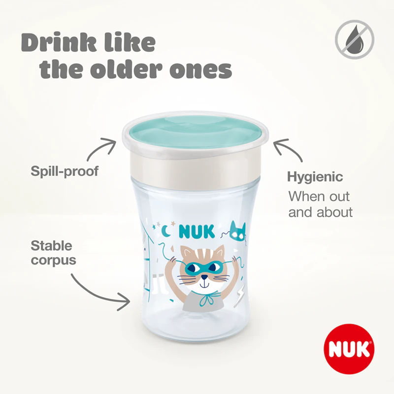 Hrnček NUK Magic Cup s viečkom