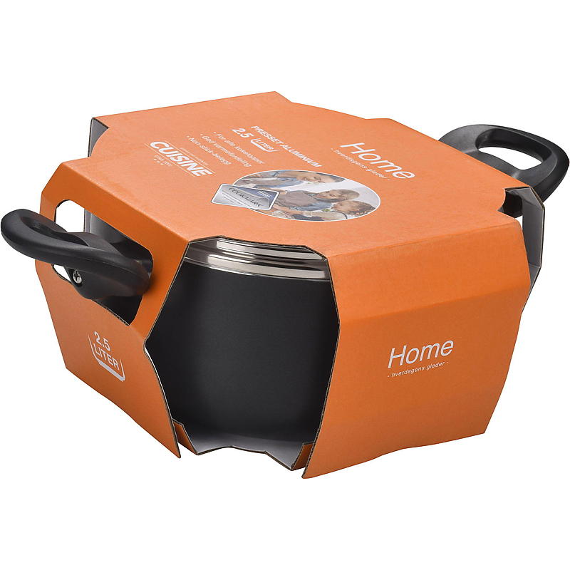 Bollitore elettrico Cuisine Home da 2,5 L ø 20 cm antiaderente con coperchio in vetro