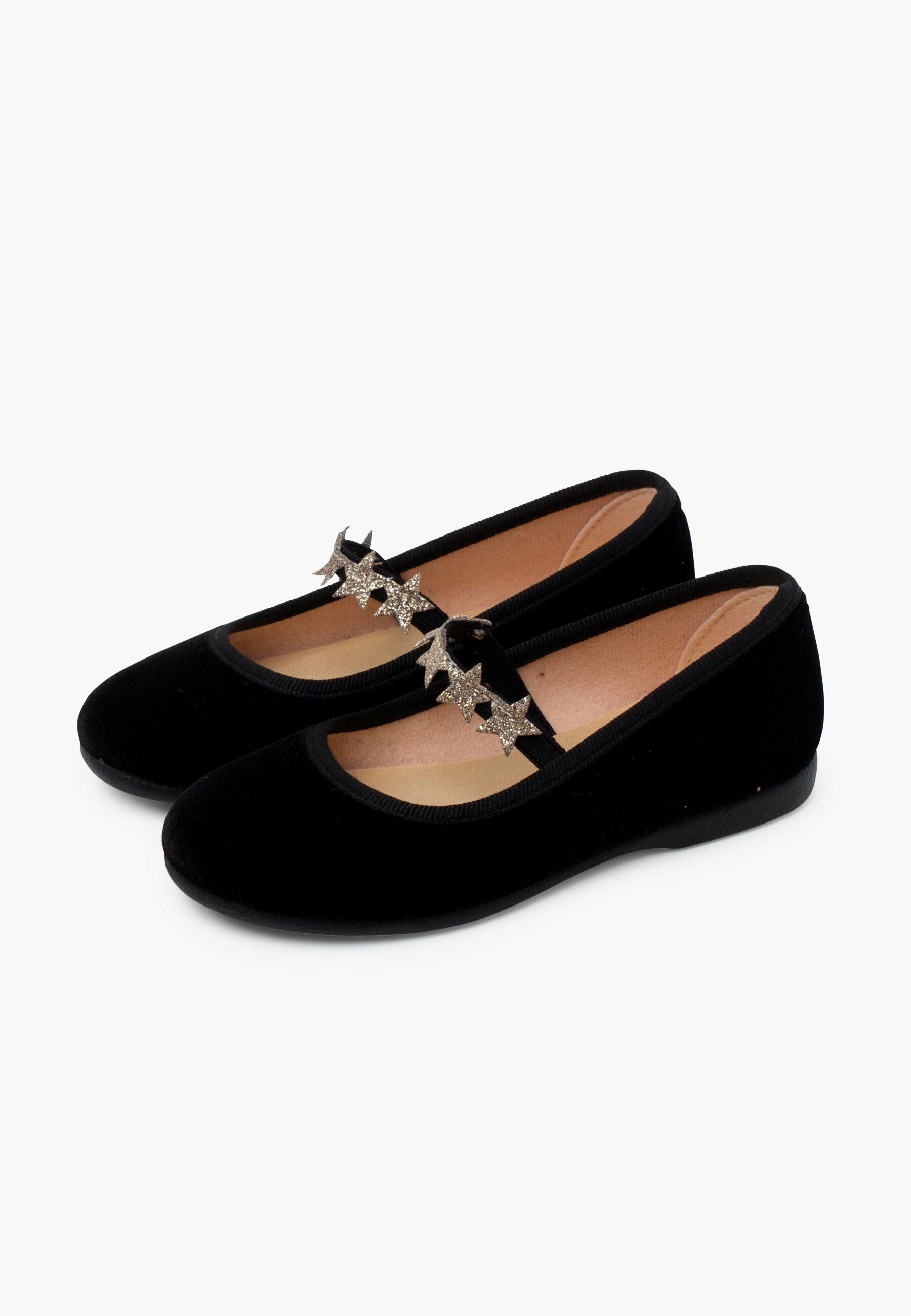 Pisamonas Mary Janes Elastic Stars - Scarpine da neonata - nere