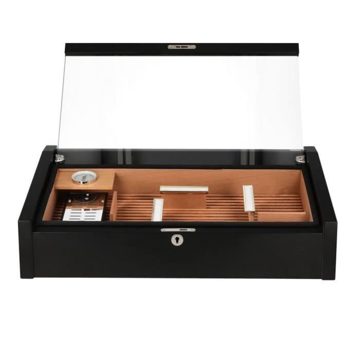 Umidificador de charutos Adorini Vega (preto) - Luxo