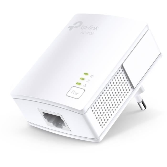 Kit TP-Link TL-PA7017 da 1000 Mbps, confezione da 2 adattatori Powerline con 1 porta Gigabit