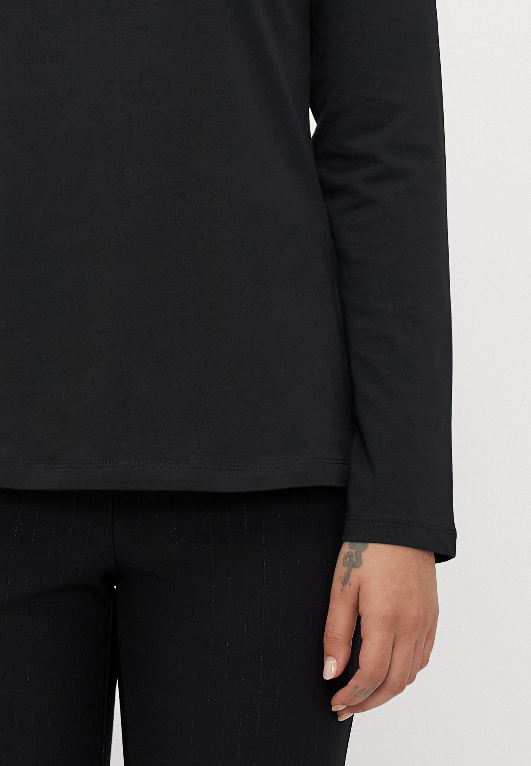 Anna Field Petite Confezione da 2 - Top a maniche lunghe - nero/bianco