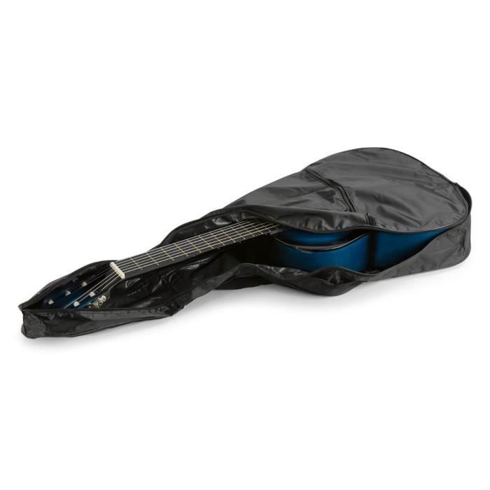 MAX SoloArt Klassieke Gitaar - Blauw - Nylon Snaren - Voor Volwassen Beginners