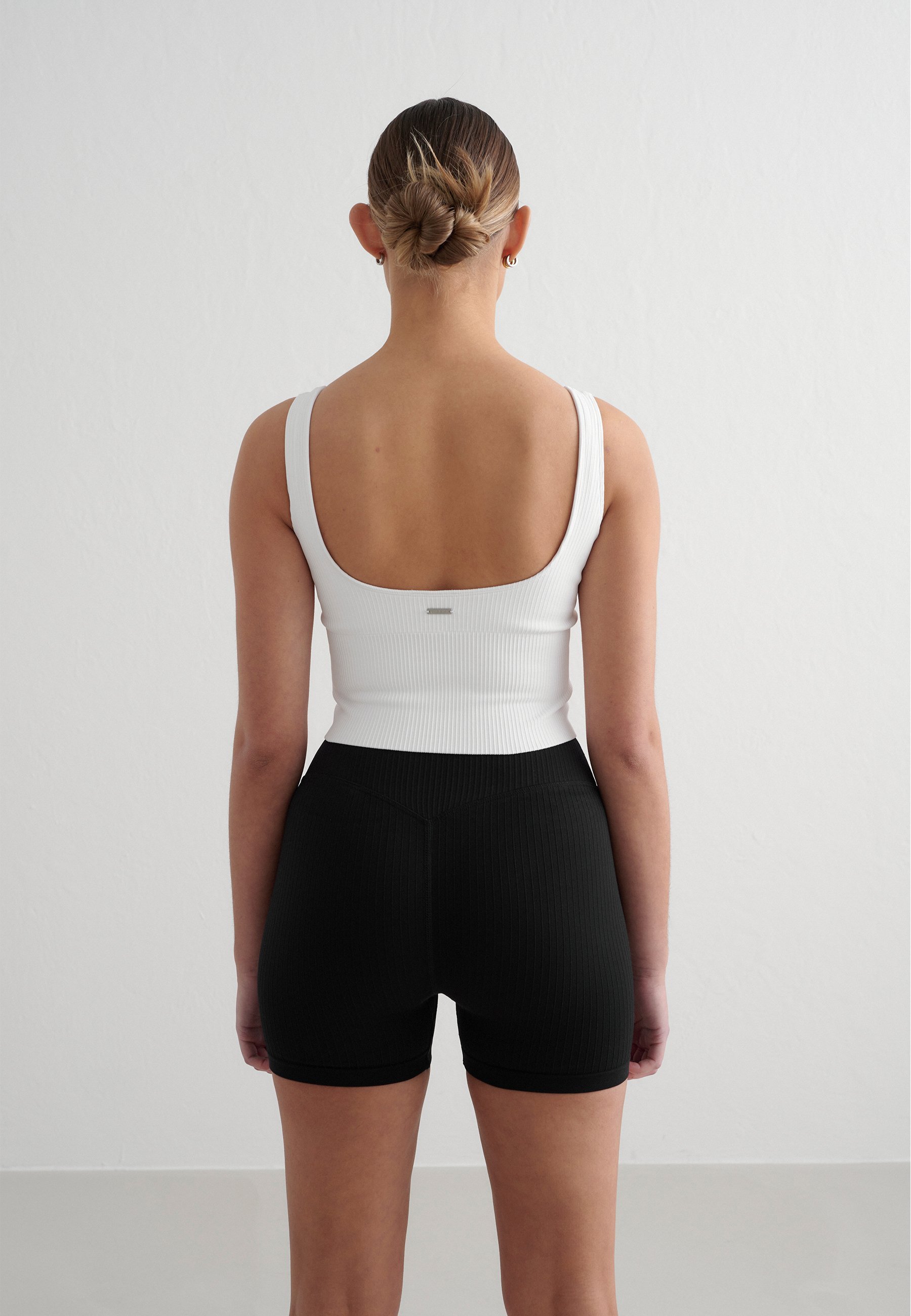 aim'n® SHORT A COSTE A MISURA, MODELLO DA MOTOCICLISTA - Leggings - neri