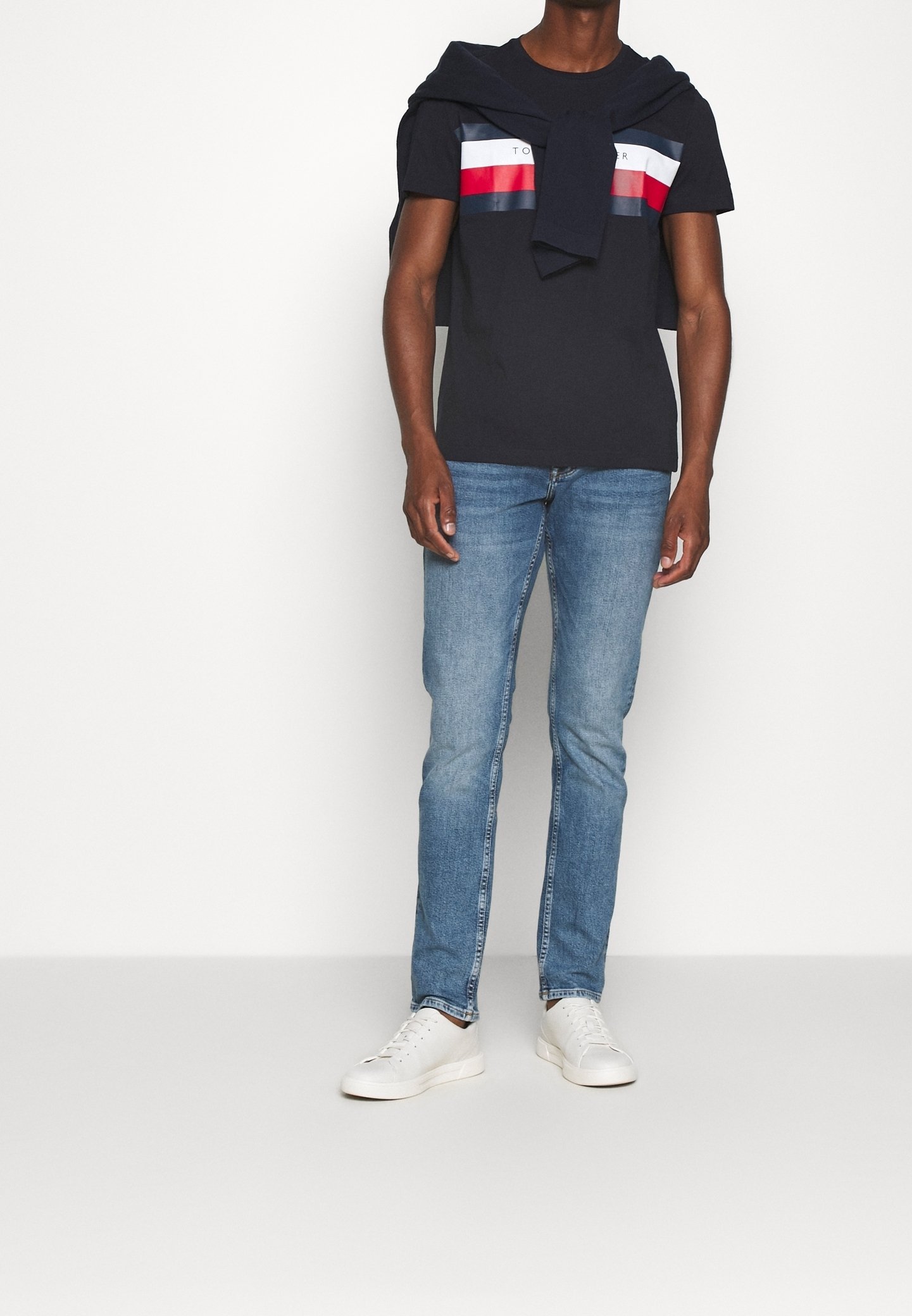 Camiseta Tommy Hilfiger com estampa - azul escuro