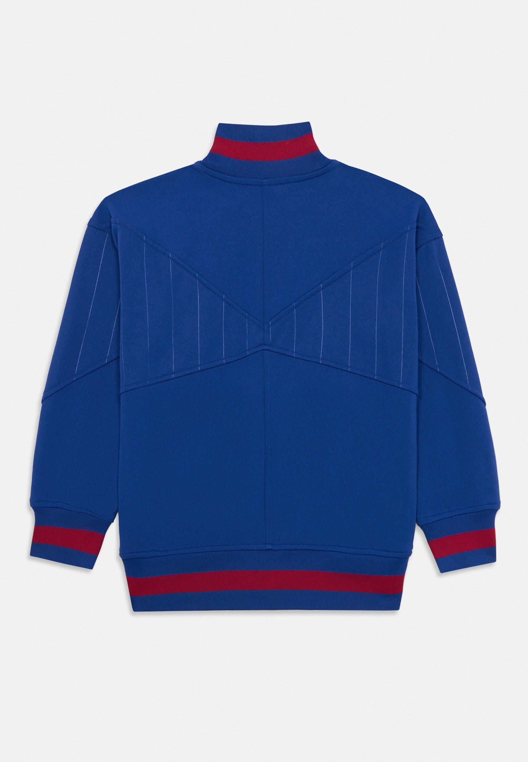 Sweat-shirt zippé Nike Performance FC Barcelone FCB unisexe - bleu roi profond/rouge noble/or du Midwest