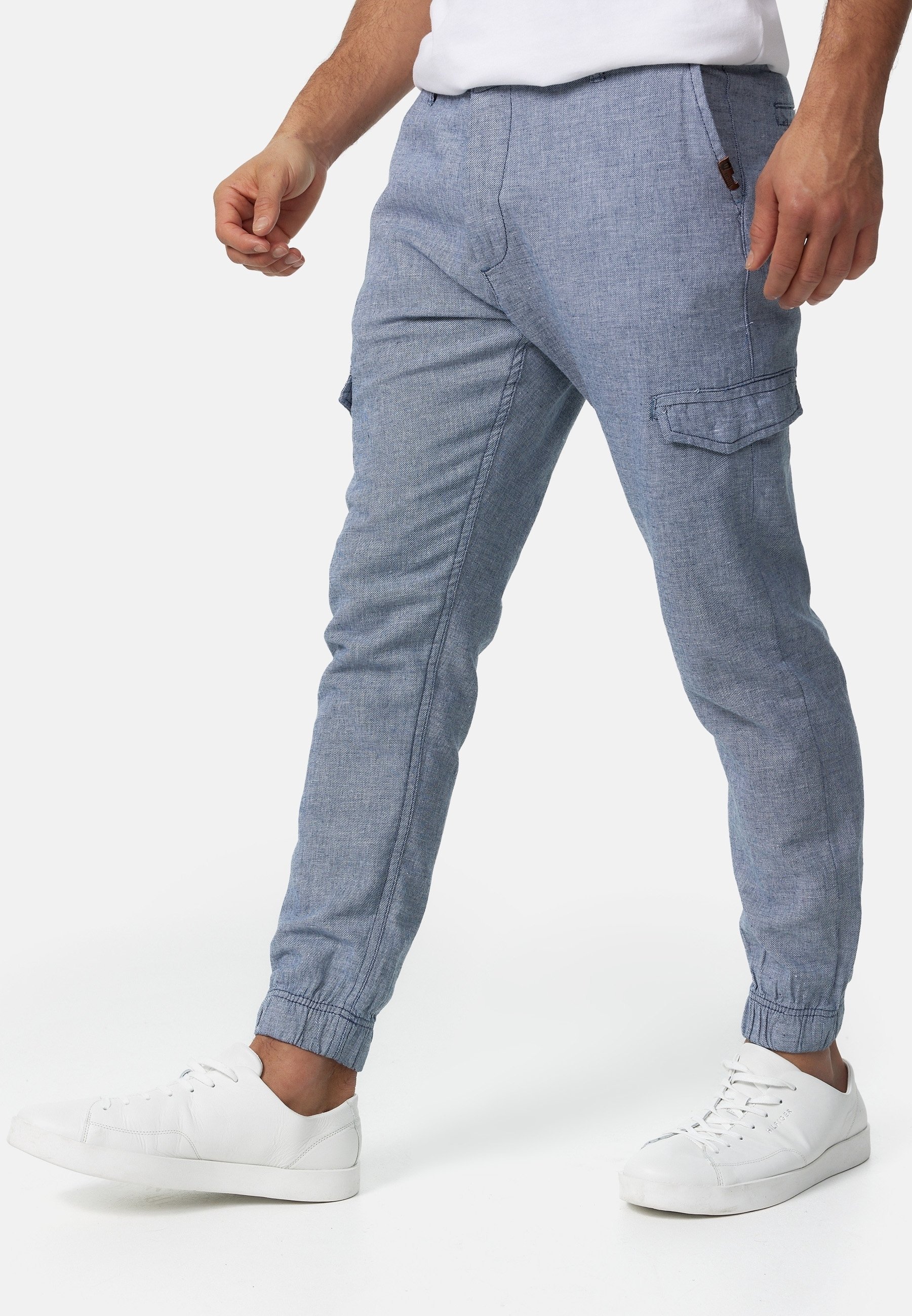 INDICODE JEANS Cargobroek - blauw