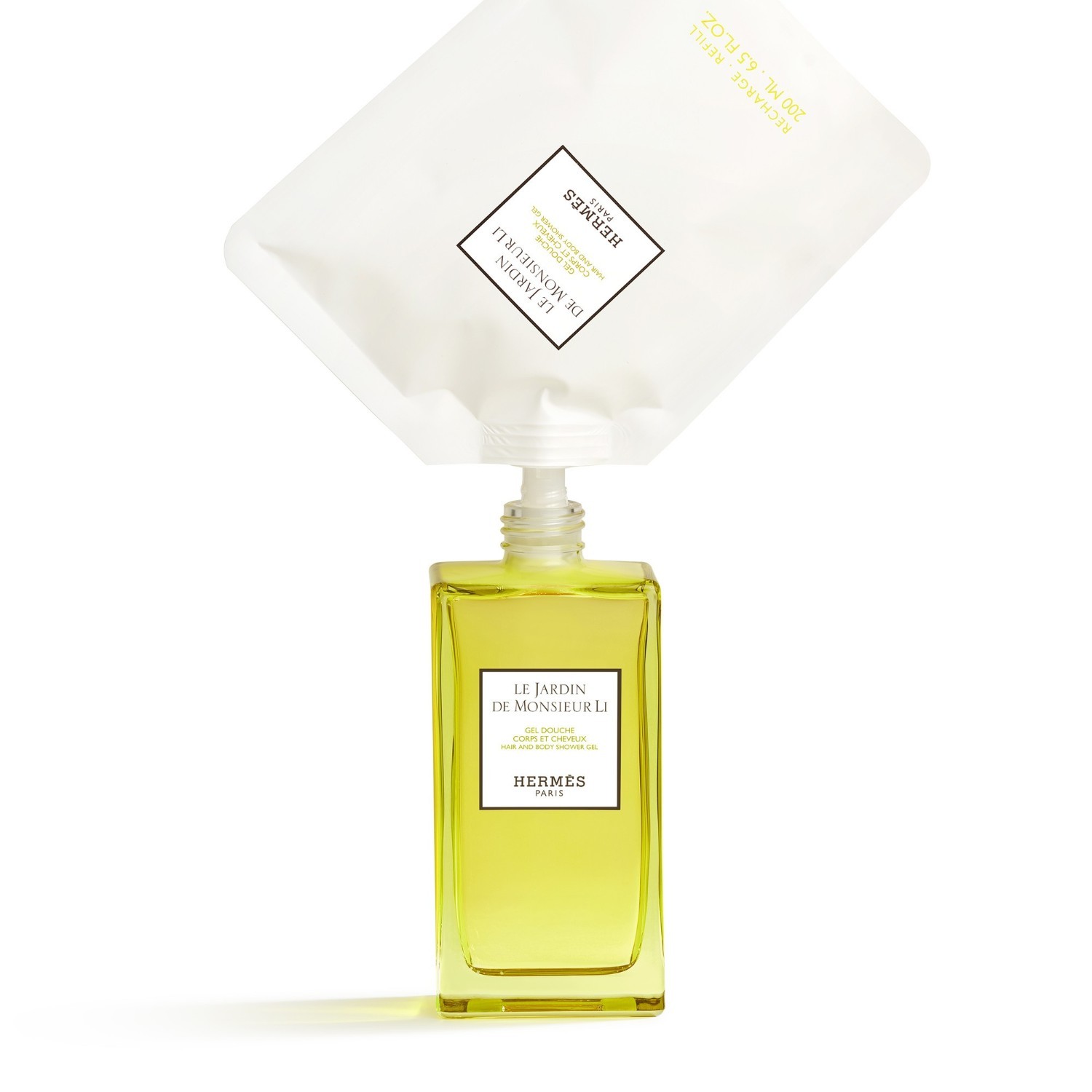 HERMÈS dušas želeja kolekcija Parfum Jardin Le Jardin de Monsieur Li matu un ķermeņa dušas želeja – 200 ml