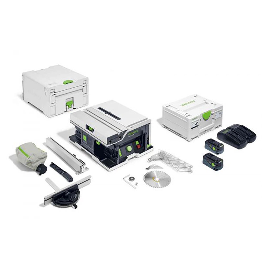 FESTOOL CSC SYS 50 18 V 168 mm akkusaha Systainer 5.2 Ah Bluetooth-setti 577376