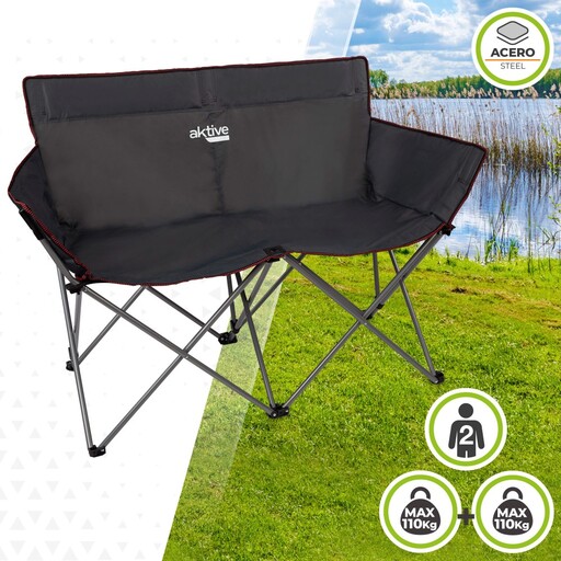 Silla De Camping Doble Plegable Aktive