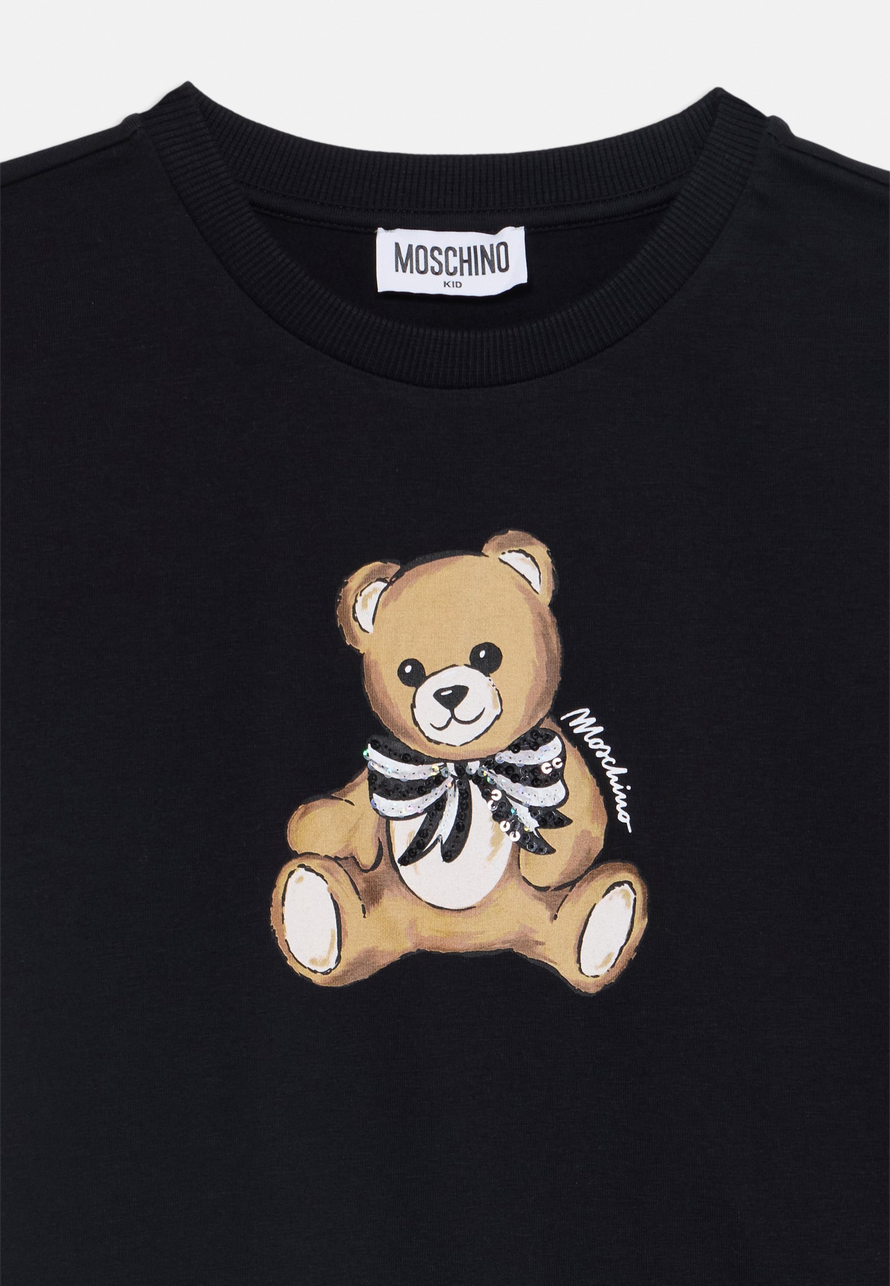 T-shirt MOSCHINO con stampa - nera