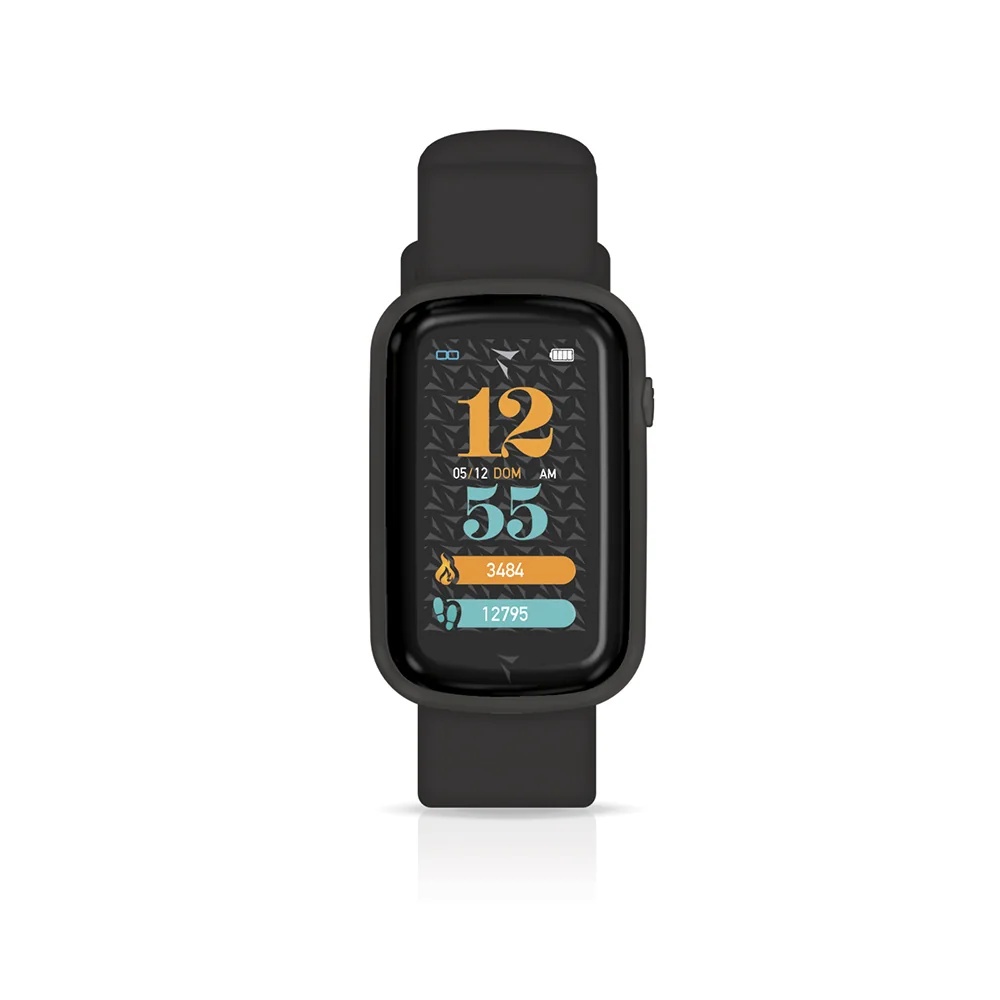Reloj inteligente Techmade Steps de color negro que siempre puedes llevar contigo.