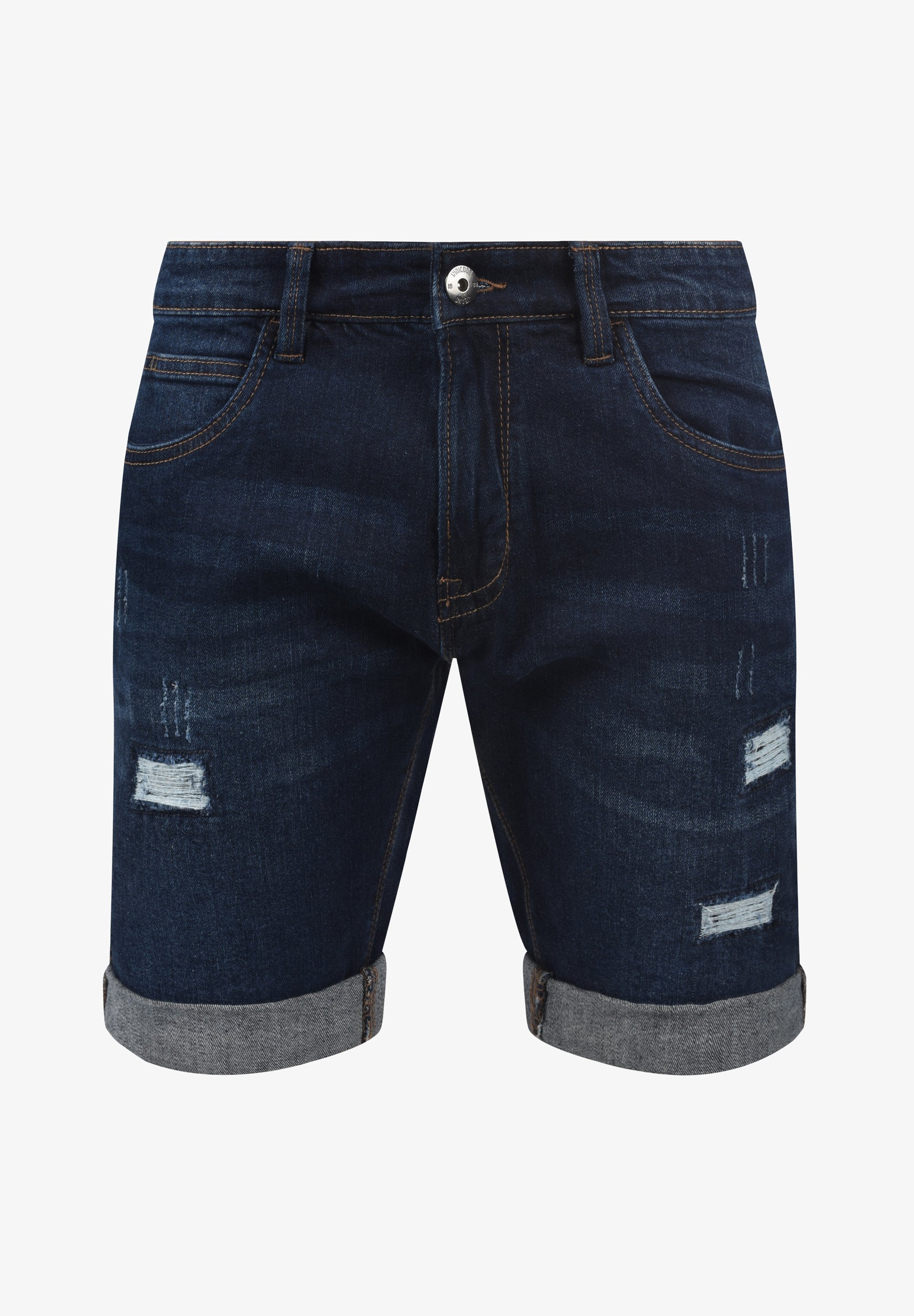 INDICODE JEANS IDHALLOW - Jeansshorts - dunkelblau