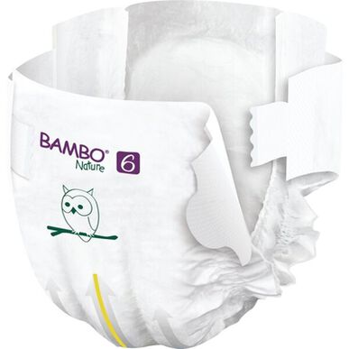 Bambo Nature Pojkar & Flickor 0% Parfym Miljövänliga Babyblöjor Storlek 6 16 kg 20 enheter