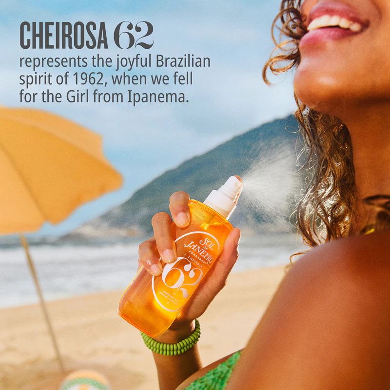 Sol de Janeiro Brazilian Crush Cheirosa '62 spray corporal e capilar perfumado